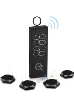 Buy Quick Key Viewer Remote Finder 80DB+, Luubom Tracking Devices, Item Locator Tags with 164ft, Wireless Locator for Finding Wallet Phone Glasses Key, 1 RF Transmitter & 4 Receivers in Saudi Arabia