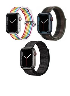 Buy 3pcs Watchband Replacement for Apple Watch 41/40/38mm Series 8/7/6/5/4/SE in UAE