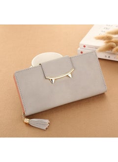 اشتري And Korean Style Wallet Women's Long Coin Purse Cute Zipper Multi-card Women's Clutch Bag Direct Sale في السعودية