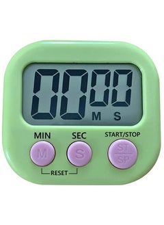 اشتري LCD Digital Kitchen Countdown Magnetic Timer Green في السعودية