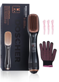 Buy 2 In 1 Hair Dryer Brush Ceramic Dryer And Styler Professional With Premium Gift Pack in Saudi Arabia