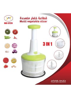 Buy 3-In-1 manual vegetable slicer DAC-37224 in Saudi Arabia