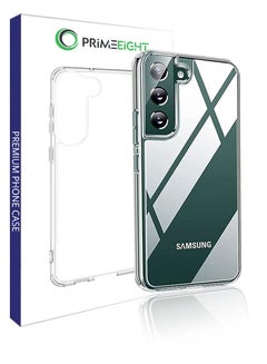 Buy Transparent Crystal Clear Samsung S22 PLUS Case Shockproof Curved Edges case HD Clear Anti Scratch S22 PLUS protective case in Saudi Arabia