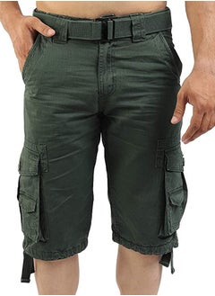 Buy FJACKETS Green cargo shorts for men casual wear in UAE