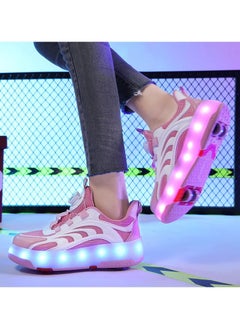 اشتري New Four-Wheel Roller Skates With Lights في الامارات