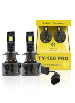 Buy Toby's TY150 PRO 9005 2 Pieces 300W (Pair) Original Tested LED Headlight Bulb Assembly 30000 Lumens(Pair) 150W/Piece Power Xtreme Bright With Color Temperature 6500K in UAE