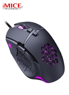 Buy IMICE T90 New Wired Mouse Hollow-Out Gaming Mouce Mice 8Key Luminous 7200DPI Gaming Wired Mouse for PC Computer Tablet Laptop in UAE
