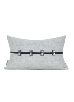 اشتري Buttoned Rectangular Decorative Cushion في الامارات