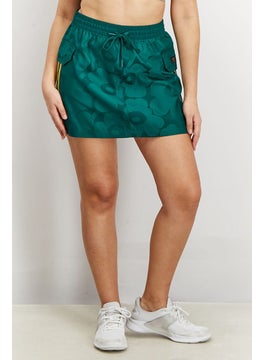 اشتري Women Sportswear Fit Mini Cargo Skirt, Green في الامارات