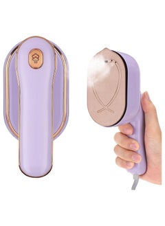 اشتري Mini Steam Iron, Travel Garment Iron, 180° Rotation Portable Garment Iron Travel Iron, Miniature Steam Iron Mini Handheld Garment Iron Support Wet and Dry Ironing, Suitable for Home Travel College في السعودية