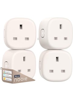 Buy 13A WiFi Smart Plug with Alexa and Google Home, Alexa Smart Plug with Voice Control, Alexa Plug Remote Control Timer, 2.4 GHz Wi-Fi Only(4 Packs) in Saudi Arabia