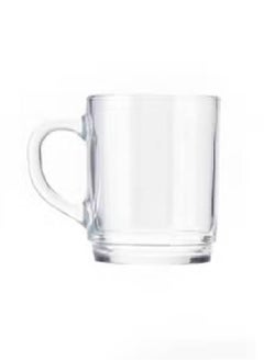 Buy Glass Tea Cup with Handle 3pcs - Clear in Egypt