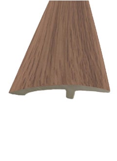 Buy Interior Laminate Flooring Decoration PVC Wooden T-Reducer Brown 1 x 5.5 x 291 cm JF-R55-15102 in Saudi Arabia