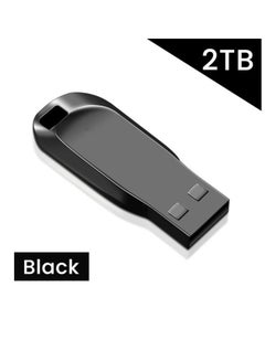 Buy 2TB USB 3.0 High speed Flash Metal Pen Drive Waterproof Black in UAE