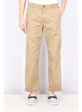 Buy Men Regular Fit Solid Chino Pant, Chinchilla in Saudi Arabia