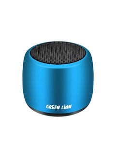 اشتري Green Lion Mini Speaker Portable Bluetooth Speaker | Clear Quality Sound | Wireless Bluetooth Mini Speaker - Blue في الامارات