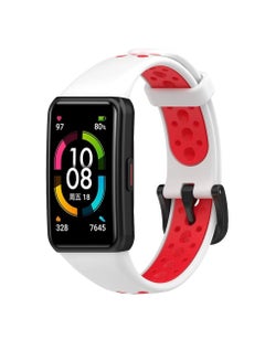 اشتري Sport Watch Strap Compatible with Huawei Band 7 / Honor Band 8 Bracelet, Sweatproof Lightweight Silicone Wristband Replacement Band Compatible with Huawei Band 8 في مصر