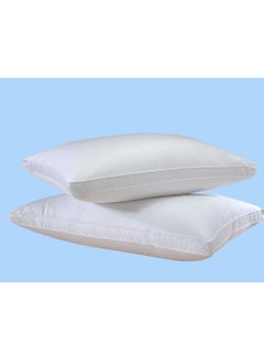 اشتري Cotton hub Down Proof  Pillow Cotton Double Piping - 50x75cm في الامارات