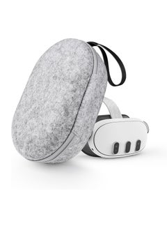 اشتري Carrying Case for Meta Quest 3 Handle Bag for Oculus Quest 3 Head Strap Touch Controller, Waterproof Portable Protection - Travel Pack Fit for Men Women (Grey Version 3) في الامارات
