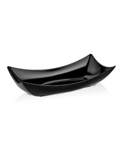 Buy Black Melamine Serving Dish Size 28 cm in Saudi Arabia