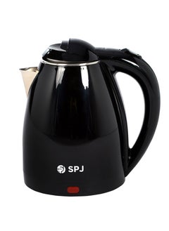 Buy SPJ 1.8 Litre Kettle, Electric Kettle, Stainless Steel Kettle, Kettle 1500W With LED Indicator 304 Stainless Steel Inbody, Electric Kettle Use Home & Office, BLACK, EKU-BL1802 in UAE