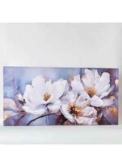 اشتري Walmer Flowers Print with 40% Hand Painting 120 x 60 x 3 cm في الامارات