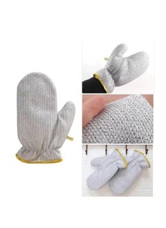 Buy Gloves for cleaning metal surfaces, cleaning wires and washing dishes, metal cleaning supplies, one pair in Egypt