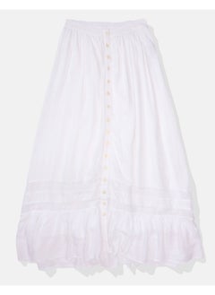 Buy AE Button Front Midi Skirt in Saudi Arabia