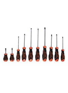 Buy Slotted & Philips Screwdriver Set 865 10-PC, Chrome Vanadium, Black Finish Magnetic Tip, Furniture Disassembly to Repairing Appliances and Performing Intricate Electronic Repairs, Electrical Work. in UAE