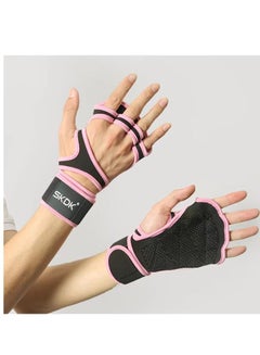 Buy AntiSlip Weight Lifting Gym Gloves  L in Saudi Arabia