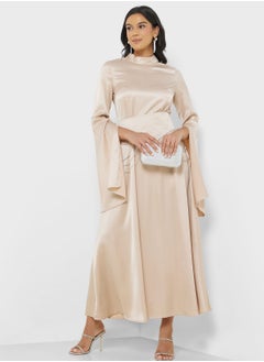 Buy Princes Cut Wiast Detailed Dress in Saudi Arabia