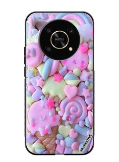Buy Protective Case Cover For Honor X9 5G Kawai Decoden Design Multicolour in UAE