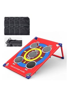Buy Kids Sandbag Throwing Game Bean Bag Toss Game 5 Holes Portable Cornhole Outdoor Board Toy with 8 Bean Bags in UAE