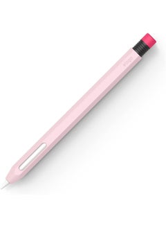 Buy Classic Pencil for Apple Pencil 2nd Generation Case Cover Sleeve, Classic Design, Compatible with Magnetic Charging and Double Tap - Lovely Pink in UAE