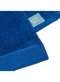 Buy Concepto Face Towel Navy Blue 50 X 100Cm in Saudi Arabia