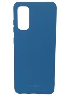 Buy Samsung Galaxy S20/S11FE Silicone Case Soft Ultra Slim Shockproof Cover Blue in UAE