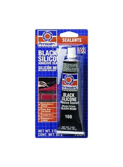 Permatex 81158 Black RTV Silicone Adhesive Sealant 3oz – 12 Pack