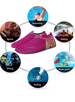 Buy Excellent Water Sports Shoes, Swimming Shoes Diving Shoes Beach Shoes Surfing Sneakers, Quick Dry, Comfortable Aqua Footwear, Perfect for Swimming, Beach, Pool, River, Yoga, Boating, Outdoor, Hiking in Saudi Arabia