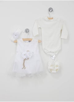 Buy 4-Piece Baby Dress Gift Set in Saudi Arabia