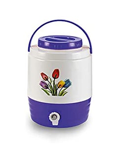 اشتري Strong Plastic Carry Cool Insulated Water Jug Ice Bucket Purple 20L Purple في الامارات