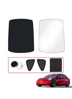 اشتري Windshield Sun Shade for Tesla Model Y, Foldable Window Sun Visor Protector Blocks UV Rays Keep Your Car Cooler في الامارات