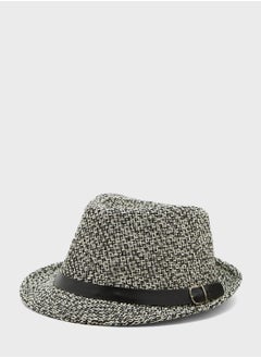 Buy Strap Detail Fedora Hat in UAE