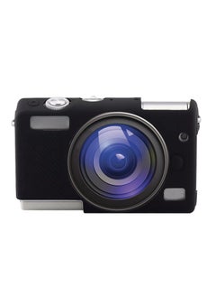 اشتري Digital Camera Case for Canon EOS M200 Slim Durable Lightweight Rubber Soft Silicone Camera Protective Cover (Black) في السعودية