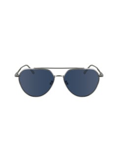 اشتري FULL RIM METAL AVIATOR CALVIN KLEIN SUN CK24100S  5715 (045) SILVER في الامارات