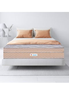 اشتري Sleepwell Spring Fresh Classic | 3 Zone Profiled Resitec Foam | Super King Bed Size | Pocket Spring | Neem Fresche Technology | Anti Sag Mattress (200L x 200W x 25H cm) في الامارات