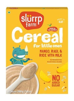 Buy Baby Cereal Ragi Rice And Mango With Milk 200 G in UAE