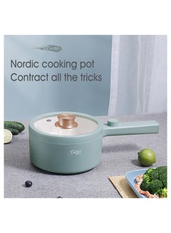 1.6L Capacity Electric Cooking Pot Portable Multi Functions Electric Cooker  With Steamer Household Mini Hot