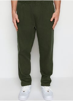 Buy Khaki Regular Fit Gabardine Trousers TMNSS23PL00033 in Egypt