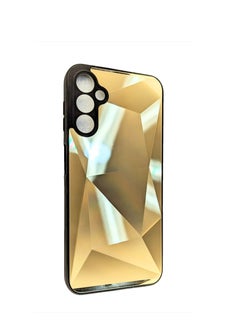 Buy Samsung A34 Case, Protective Bling Mirror Diamond Phone Cover Case for Samsung A34 gold in Saudi Arabia