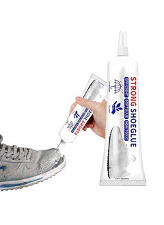 Buy Shoe glue Super strong transparent glue with precision tip, suitable for footwear, anti-crack and waterproof sole repair, suitable for sports shoes, hiking shoes and leather bags (60ml) in Saudi Arabia